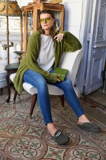 Moda za polnejše Kardigan dugih rukava plus velikost, xxl, Ulla Popken in Johann Popken (JP1880)