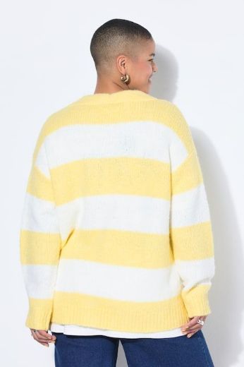 Moda za polnejše Kardigan dugih rukava na gumbe plus velikost, xxl, Ulla Popken in Johann Popken (JP1880)