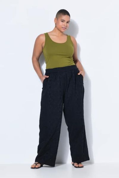 Slika Hlače dugih nogavica šireg kroja elastičnog struka