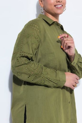 Moda za polnejše Košulja dugih rukava ravnog kroja plus velikost, xxl, Ulla Popken in Johann Popken (JP1880)