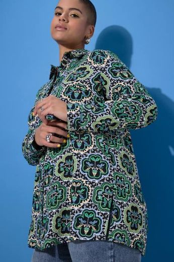 Moda za polnejše Košulja dugih rukava ravnog kroja plus velikost, xxl, Ulla Popken in Johann Popken (JP1880)