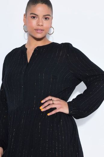 Moda za polnejše Haljina midi dugih rukava A kroja plus velikost, xxl, Ulla Popken in Johann Popken (JP1880)