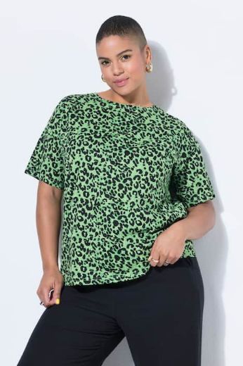 Moda za polnejše Majica kratkih rukava šireg kroja plus velikost, xxl, Ulla Popken in Johann Popken (JP1880)