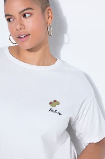 Moda za polnejše Majica kratkih rukava šireg kroja plus velikost, xxl, Ulla Popken in Johann Popken (JP1880)