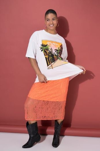 Moda za polnejše Majica kratkih rukava šireg kroja plus velikost, xxl, Ulla Popken in Johann Popken (JP1880)