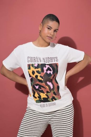 Moda za polnejše Majica kratkih rukava šireg kroja plus velikost, xxl, Ulla Popken in Johann Popken (JP1880)