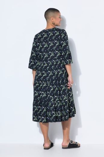 Moda za polnejše Haljina dugih rukava A kroja plus velikost, xxl, Ulla Popken in Johann Popken (JP1880)