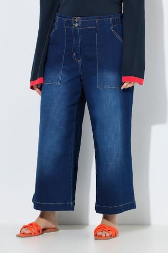 Moda za polnejše Hlače traper  rastezljive plus velikost, xxl, Ulla Popken in Johann Popken (JP1880)