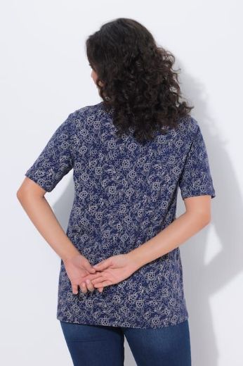 Moda za polnejše Majica kratkih rukava A kroja plus velikost, xxl, Ulla Popken in Johann Popken (JP1880)