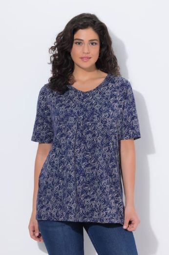 Moda za polnejše Majica kratkih rukava A kroja plus velikost, xxl, Ulla Popken in Johann Popken (JP1880)