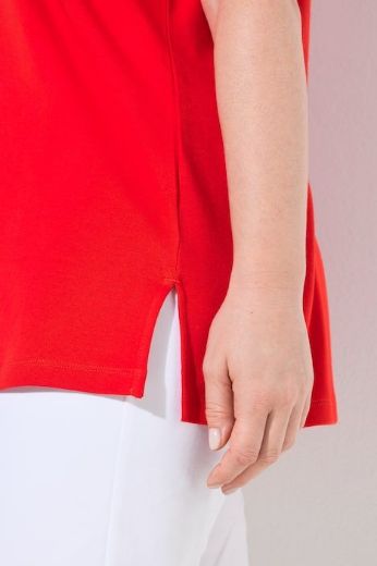 Moda za polnejše Majica kratkih rukava V izreza pamučna plus velikost, xxl, Ulla Popken in Johann Popken (JP1880)