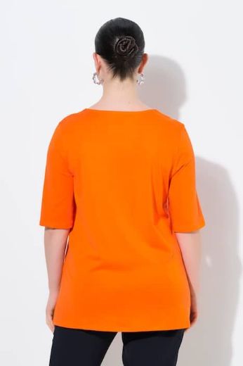 Moda za polnejše Majica kratkih rukava V izreza pamučna plus velikost, xxl, Ulla Popken in Johann Popken (JP1880)