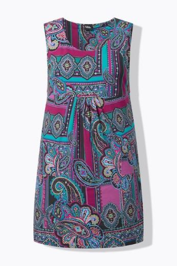 Moda za polnejše Haljina bez rukava A kroja plus velikost, xxl, Ulla Popken in Johann Popken (JP1880)