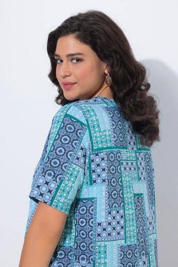 Moda za polnejše Majica kratkih rukava A kroja plus velikost, xxl, Ulla Popken in Johann Popken (JP1880)