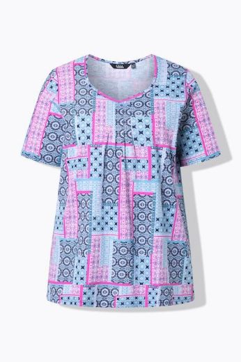 Moda za polnejše Majica kratkih rukava A kroja plus velikost, xxl, Ulla Popken in Johann Popken (JP1880)