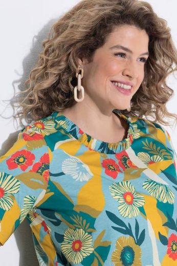 Moda za polnejše Majica kratkih rukava plus velikost, xxl, Ulla Popken in Johann Popken (JP1880)