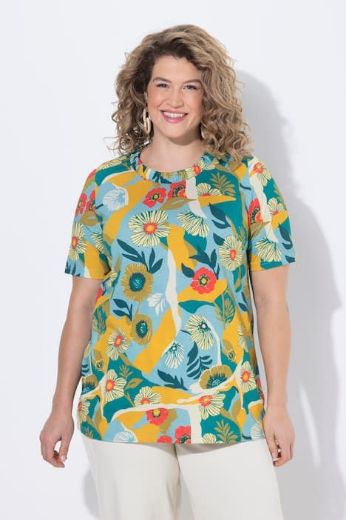 Moda za polnejše Majica kratkih rukava plus velikost, xxl, Ulla Popken in Johann Popken (JP1880)