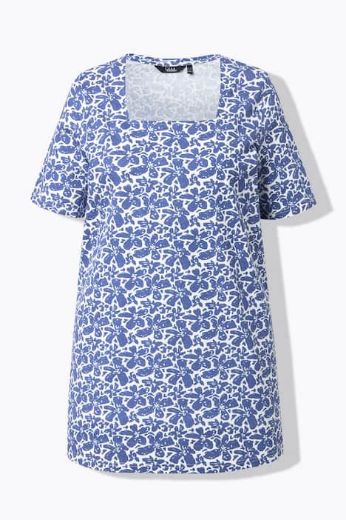 Moda za polnejše Majica kratkih rukava dužeg kroja plus velikost, xxl, Ulla Popken in Johann Popken (JP1880)