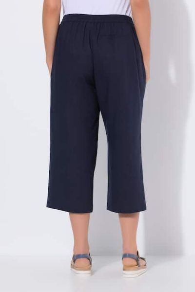 Slika Hlače širokih nogavica elastičnog struka