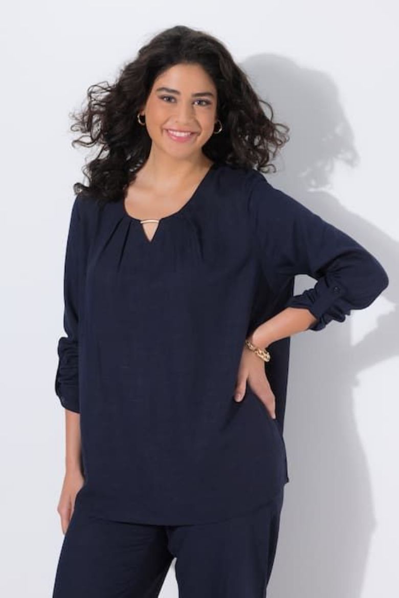 Moda za polnejše Bluza 3/4 rukava plus velikost, xxl, Ulla Popken in Johann Popken (JP1880)