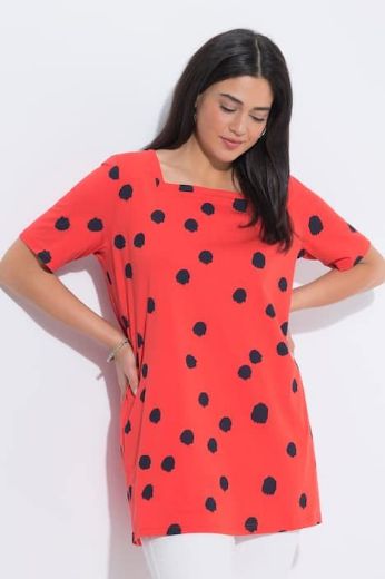 Moda za polnejše Majica kratkih rukava dužeg kroja plus velikost, xxl, Ulla Popken in Johann Popken (JP1880)