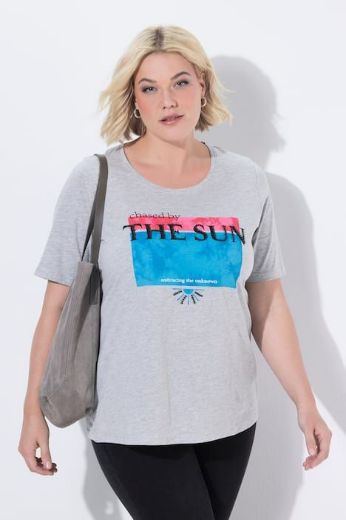 Moda za polnejše Majica kratkih rukava okrulog izreza plus velikost, xxl, Ulla Popken in Johann Popken (JP1880)