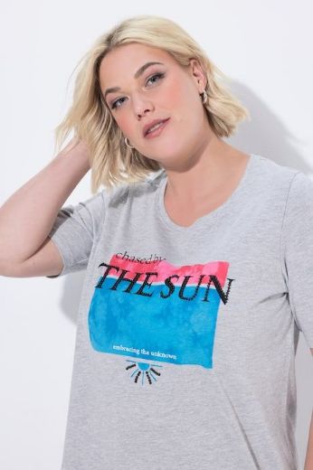 Moda za polnejše Majica kratkih rukava okrulog izreza plus velikost, xxl, Ulla Popken in Johann Popken (JP1880)