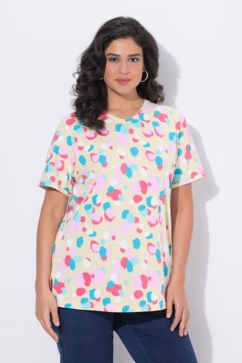 Moda za polnejše Majica kratkih rukava šireg kroja plus velikost, xxl, Ulla Popken in Johann Popken (JP1880)