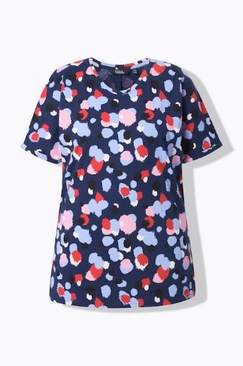 Moda za polnejše Majica kratkih rukava šireg kroja plus velikost, xxl, Ulla Popken in Johann Popken (JP1880)