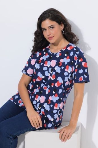 Moda za polnejše Majica kratkih rukava šireg kroja plus velikost, xxl, Ulla Popken in Johann Popken (JP1880)