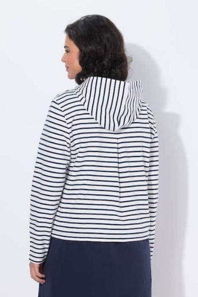 Slika Majica dugih rukava s patentnim zatvaračem i kapuljačom