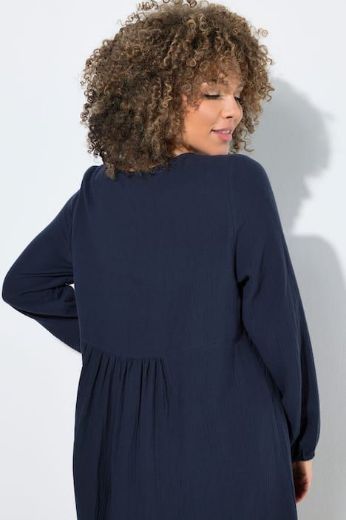 Moda za polnejše Haljina dugih rukava A kroja plus velikost, xxl, Ulla Popken in Johann Popken (JP1880)