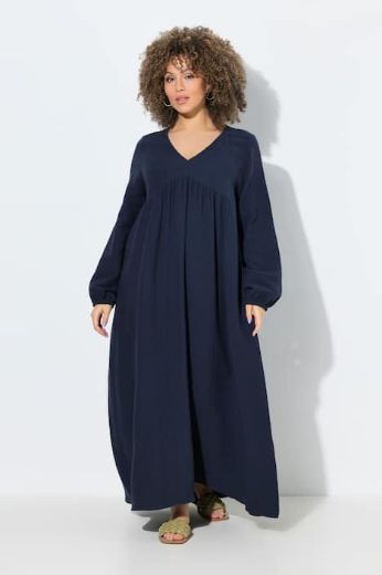 Moda za polnejše Haljina dugih rukava A kroja plus velikost, xxl, Ulla Popken in Johann Popken (JP1880)