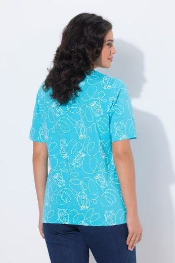 Moda za polnejše Majica kratkih rukava V izreza plus velikost, xxl, Ulla Popken in Johann Popken (JP1880)