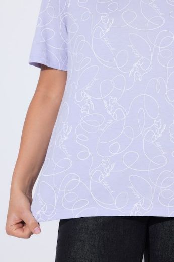 Moda za polnejše Majica kratkih rukava V izreza plus velikost, xxl, Ulla Popken in Johann Popken (JP1880)