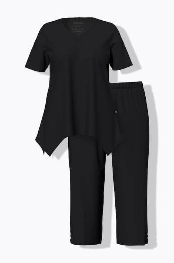 Moda za polnejše Pidžama kratkih rukava i dugih nogavica plus velikost, xxl, Ulla Popken in Johann Popken (JP1880)