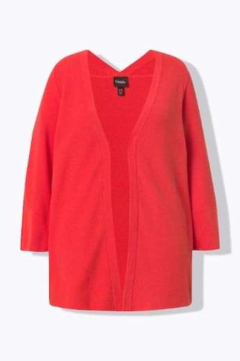 Moda za polnejše Kardigan 3/4 rukava A kroja plus velikost, xxl, Ulla Popken in Johann Popken (JP1880)