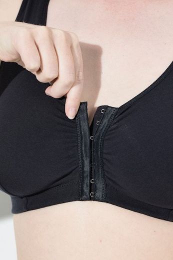 Moda za polnejše Grudnjak na prednje kopčanje pamučni plus velikost, xxl, Ulla Popken in Johann Popken (JP1880)