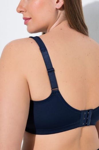 Moda za polnejše Grudnjak reljefni bez žice plus velikost, xxl, Ulla Popken in Johann Popken (JP1880)