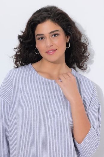 Moda za polnejše Pulover rukavi 3/4 plus velikost, xxl, Ulla Popken in Johann Popken (JP1880)