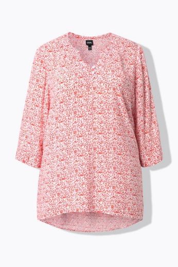 Moda za polnejše Tunika poludugih rukava s izrezom plus velikost, xxl, Ulla Popken in Johann Popken (JP1880)