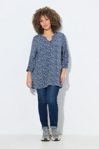 Moda za polnejše Tunika poludugih rukava s izrezom plus velikost, xxl, Ulla Popken in Johann Popken (JP1880)