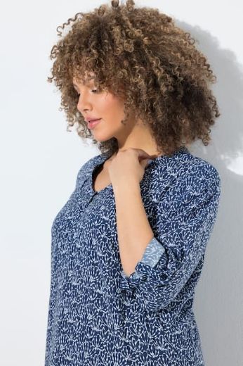 Moda za polnejše Tunika poludugih rukava s izrezom plus velikost, xxl, Ulla Popken in Johann Popken (JP1880)