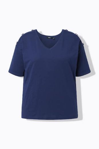 Moda za polnejše Majica kratkih rukava plus velikost, xxl, Ulla Popken in Johann Popken (JP1880)