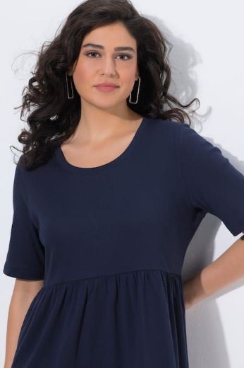 Moda za polnejše Haljina kratkih rukava okruglog izreza plus velikost, xxl, Ulla Popken in Johann Popken (JP1880)