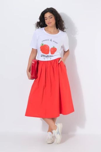 Moda za polnejše Suknja midi elastičnog struka plus velikost, xxl, Ulla Popken in Johann Popken (JP1880)