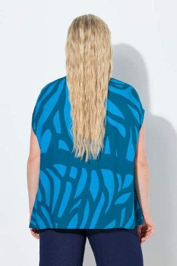 Moda za polnejše Tunika kratkih rukava šireg kroja plus velikost, xxl, Ulla Popken in Johann Popken (JP1880)