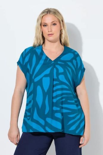 Moda za polnejše Tunika kratkih rukava šireg kroja plus velikost, xxl, Ulla Popken in Johann Popken (JP1880)