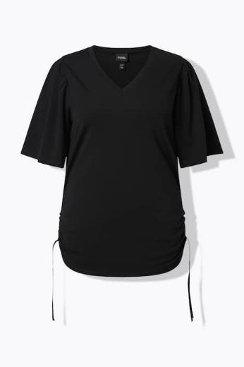 Moda za polnejše Majica kratkih rukava V izreza plus velikost, xxl, Ulla Popken in Johann Popken (JP1880)