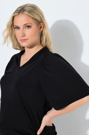 Moda za polnejše Majica kratkih rukava V izreza plus velikost, xxl, Ulla Popken in Johann Popken (JP1880)